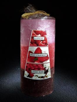 Rustikale Kerze mit Duft