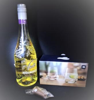 Geschenkset Hugo mit 2 Gläsern