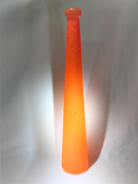 Flasche orange oval