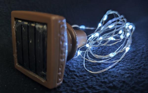 Solar LED Korken groß